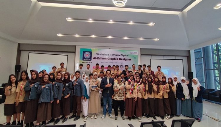 UBSI Kenalkan Desain Grafis Berbasis AI kepada Siswa SMA Lewat Workshop Inspiratif