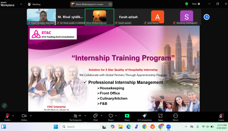 Mahasiswa UBSI Siap Magang ke Luar Negeri, Intip Bocoran Program OJT Perhotelan di Malaysia dan Dubai