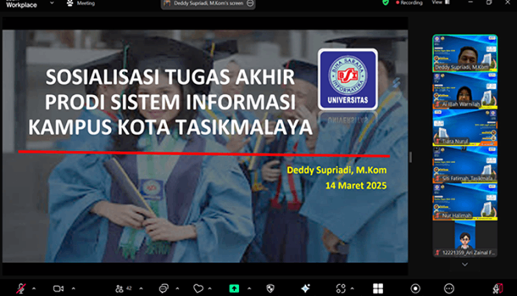 Sosialisasi Tugas Akhir