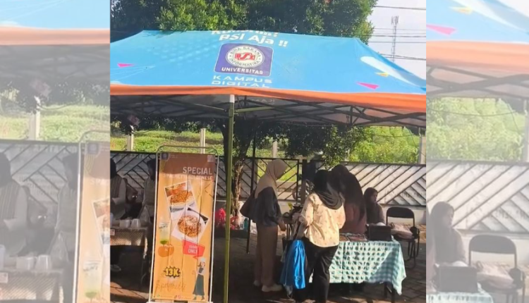 Suasana meriah Entrepreneur Fair 2025 UBSI Kampus Cibitung.