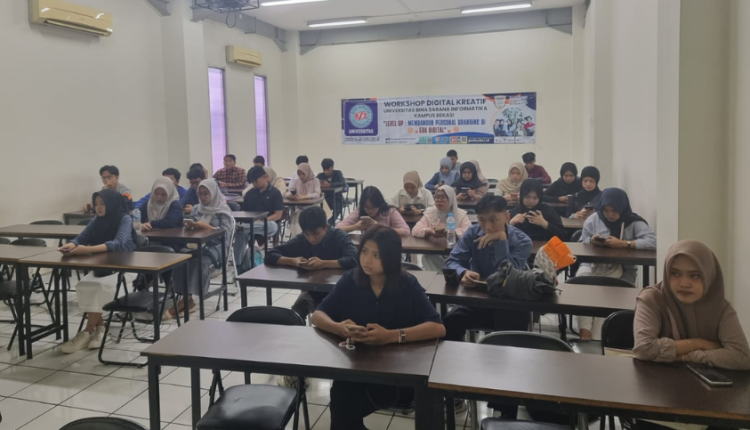 Mahasiswa Baru September 2025 antusias ikuti Workshop Digital Kreatif untuk membentuk generasi kreatif digital