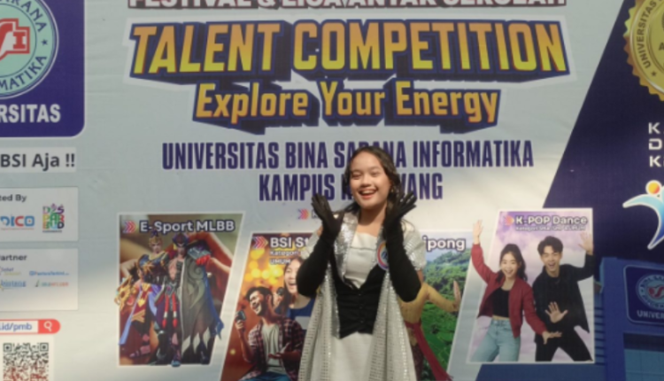 Sarah Yolanda Juara 2 BSI Star di ajang BSI Flash 2025 UBSI Kampus Karawang