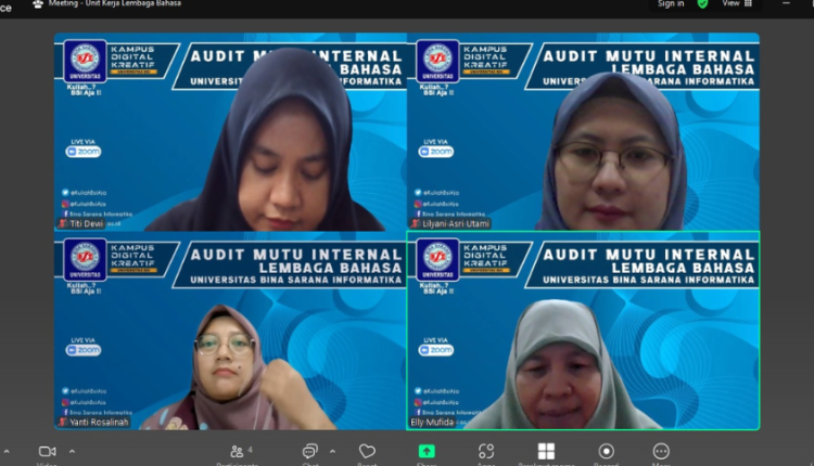 Pelaksanaan Audit Internal Siklus 7 di Lembaga Bahasa UBSI sebagai upaya menjaga mutu layanan bahasa
