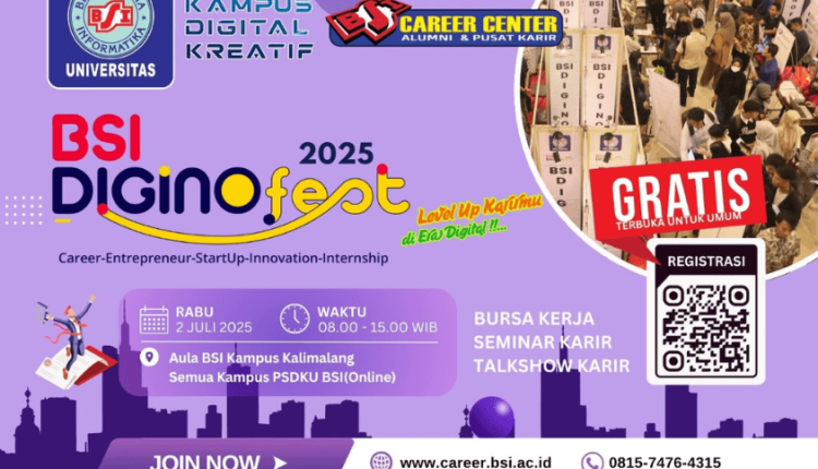 BSI Diginofest 2025 Jadi Ajang Strategis Kolaborasi Talenta Digital dan Dunia Industri