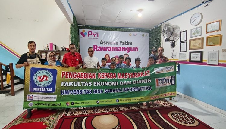 Anak Panti Belajar Menabung: UBSI Edukasi Literasi Keuangan Sejak Dini