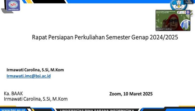 Rapat Persiapan Semester 2024/2025