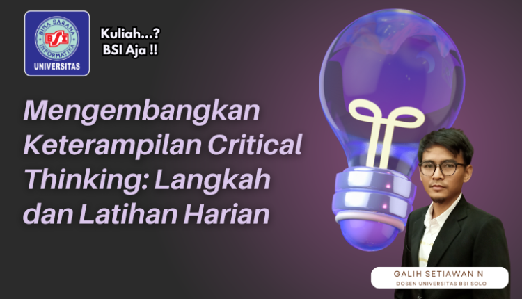 Mengembangkan Keterampilan