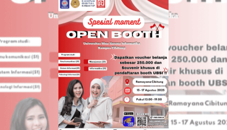 Poster UBSI Kampus Cibitung Hadir di Ramayana Cibitung