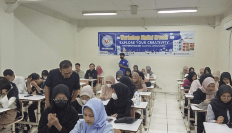Suasana Workshop Digital Kreatif Artificial Intelligence, UBSI Dorong Semangat Mahasiswa Baru