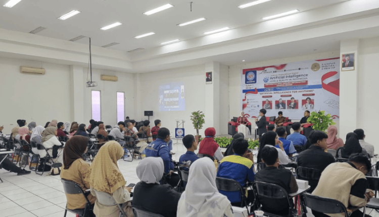 Siswa undangan mengikuti Seminar AI di UBSI Kampus Bekasi dan mendapatkan inspirasi berkarier di dunia teknologi