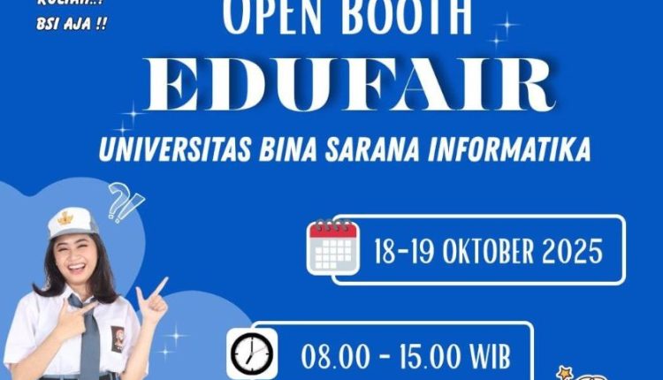 Bukan Sekadar Edu Fair, Tapi Gerakan Inspirasi! UBSI Kampus Pemuda Ajak Generasi Muda Siap Hadapi Era Digital