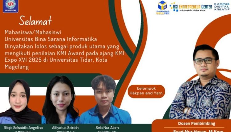 Mahasiswa UBSI Toreh Prestasi