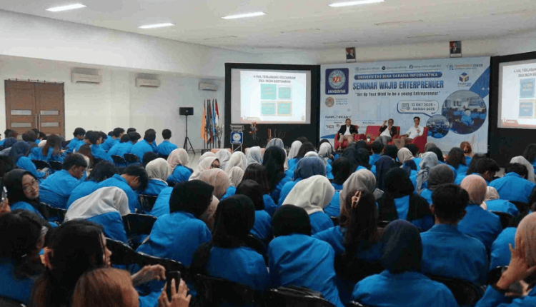 Suasana UBSI Kampus Kalimalang Gelar Seminar Entrepreneur: Bangkitkan Jiwa Wirausaha Mahasiswa di Era Digital