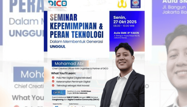 UBSI dan SMK IP Yakin akan Gelar Seminar Kepemimpinan dan Teknologi untuk Generasi Unggul