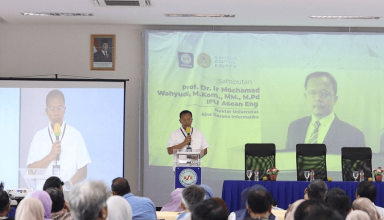 Rektor UBSI meresmikan PMB 2026 di Aula Rektorat, menekankan kemudahan akses pendaftaran bagi calon mahasiswa di seluruh Indonesia