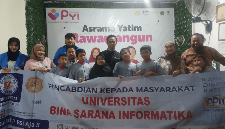 Foto bersama Dosen UBSI Gelar Pelatihan Literasi Keuangan Digital bagi Generasi Alfa di PYI Yatim dan Zakat Rawamangun