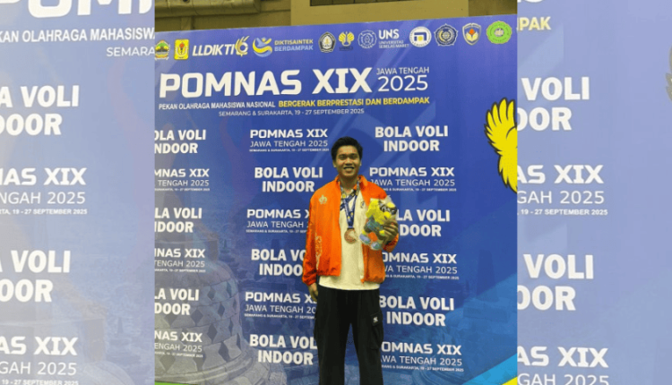 Mahasiswa UBSI raih Juara 3 cabang olahraga bola voli pada ajang Pekan Olahraga Mahasiswa Nasional (POMNAS) 2025 di Semarang
