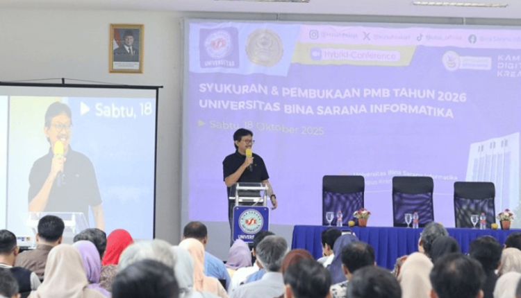PMB UBSI resmi membuka Penerimaan Mahasiswa Baru 2026 melalui aplikasi dan website resmi