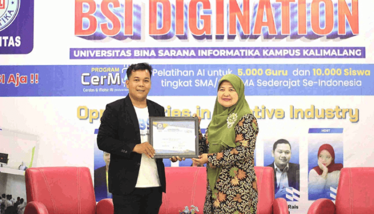 Universitas Bina Sarana Informatika (UBSI) dalam kegiatan Workshop dan Kunjungan Industri Digination