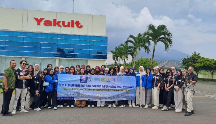 Yakult Jadi Kelas Nyata Bagi Mahasiswa UBSI, Belajar Produksi dan Inovasi di Dunia Industri