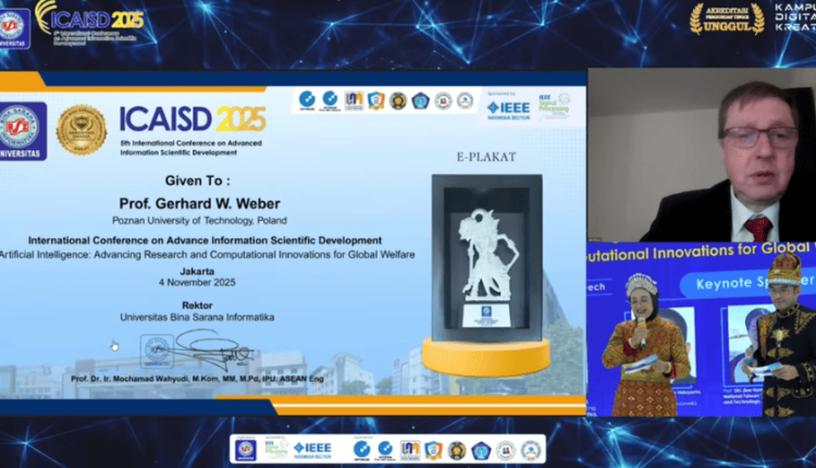 Riset Profesor Polandia Tawarkan Terobosan Deteksi Dini Alzheimer dengan Machine Learning di ICAISD UBSI 2025