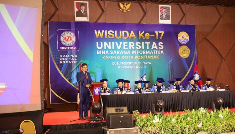 Wisuda ke-17 UBSI Kampus Pontianak