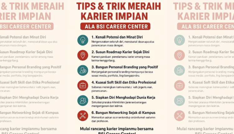Tips & Trik Meraih Karier Impian Ala BSI Career Center