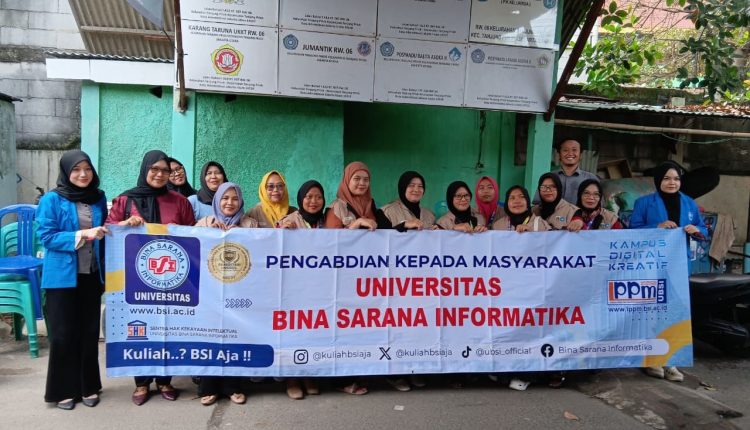 Kreasi Tanpa Batas Bersama UBSI! Ibu-Ibu PKK Belajar Desain Poster Berbasis AI untuk Kampanye Sosial