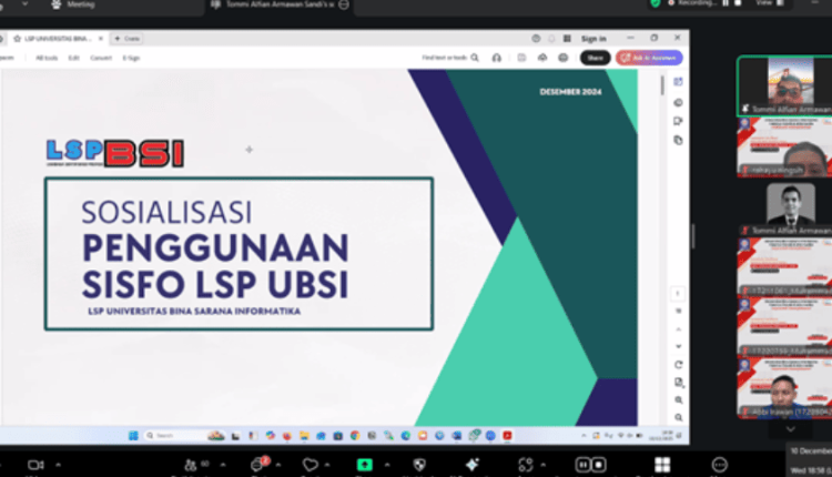 Pembekalan Sertifikasi Network Administrator Madya UBSI