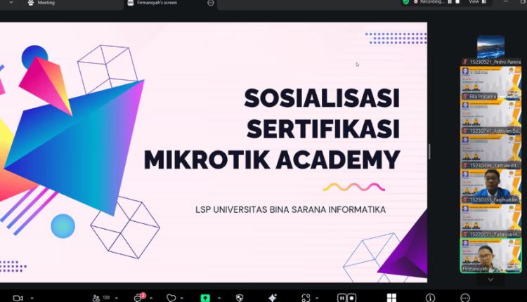 Kegiatan Pembekalan Mikrotik