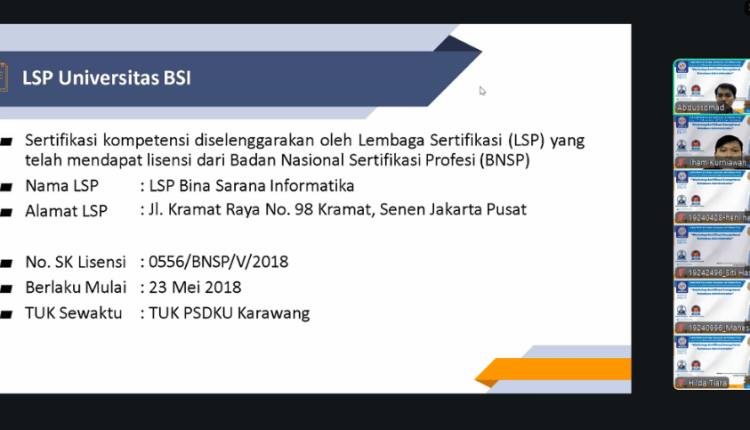 Sertifikasi Database Administrator UBSI