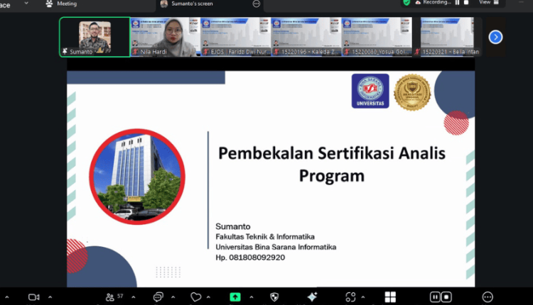 Workshop pembekalan bagi Mahasiswa