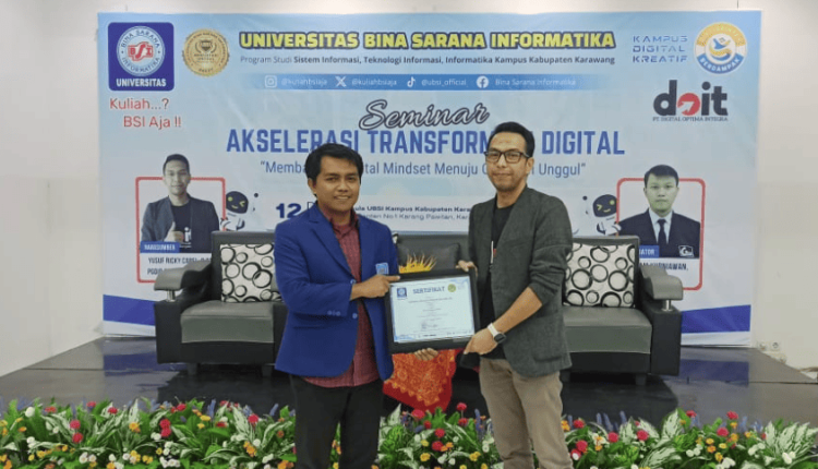 Seminar Akselerasi Transformasi Digital UBSI