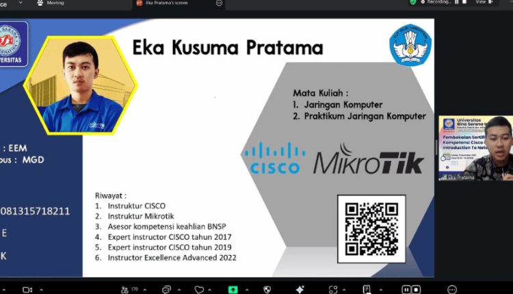 Workshop bertajuk “Cisco CCNA: Introduction to Networks”
