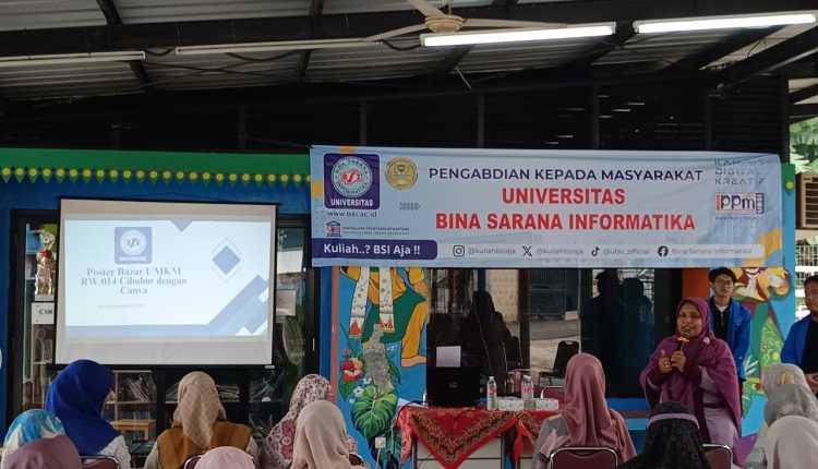 Menggerakkan Ekonomi Rumah Tangga, UBSI Berdayakan Ibu PKK Cibubur lewat Pelatihan Keuangan dan Usaha Digital