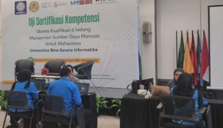 Cetak Talenta Siap Industri, UBSI Kampus Jatiwaringin Gaspol Sertifikasi Kompetensi LSP MSDM
