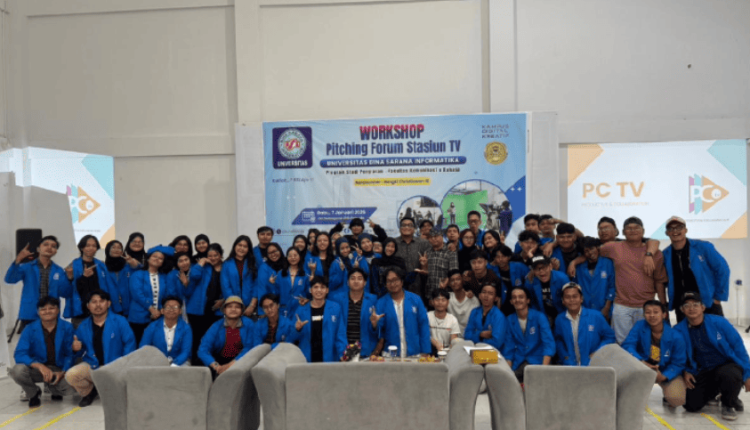 Program Studi Penyiaran UBSI Gelar Workshop “Pitching Forum Stasiun TV”