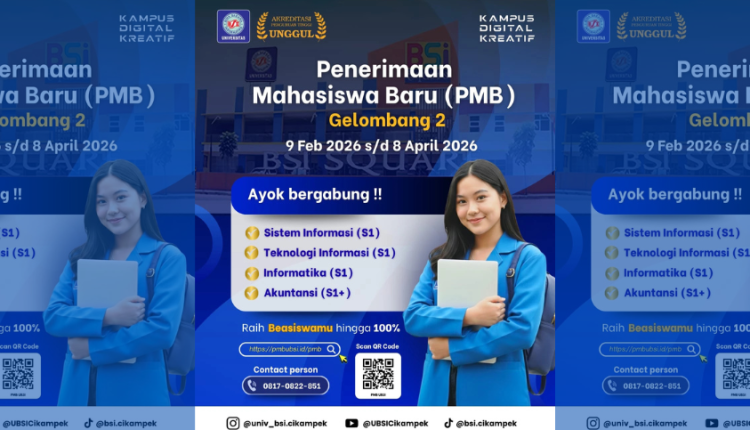 PMB Gelombang 2 UBSI Resmi Dibuka, Saatnya Pilih Prodi Digital Favorit