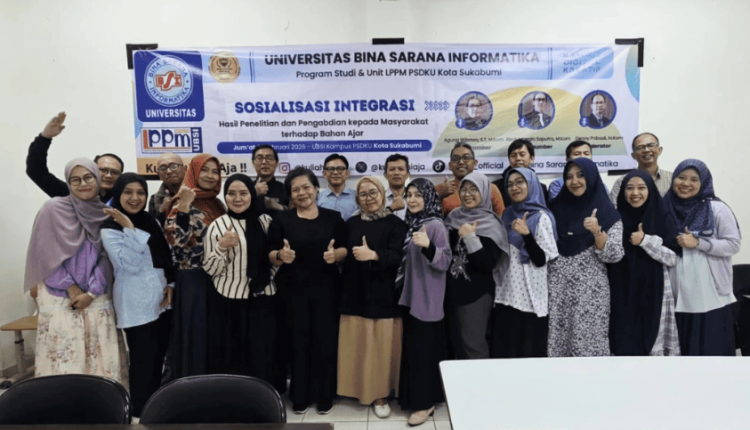 Sosialisasi Integrasi Hasil Penelitian dan Pengabdian