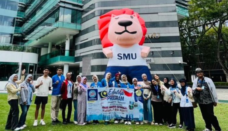 Ngampus Rasa Global, Edutrip UBSI Bawa Mahasiswa dan Dosen Belajar Langsung di Singapura
