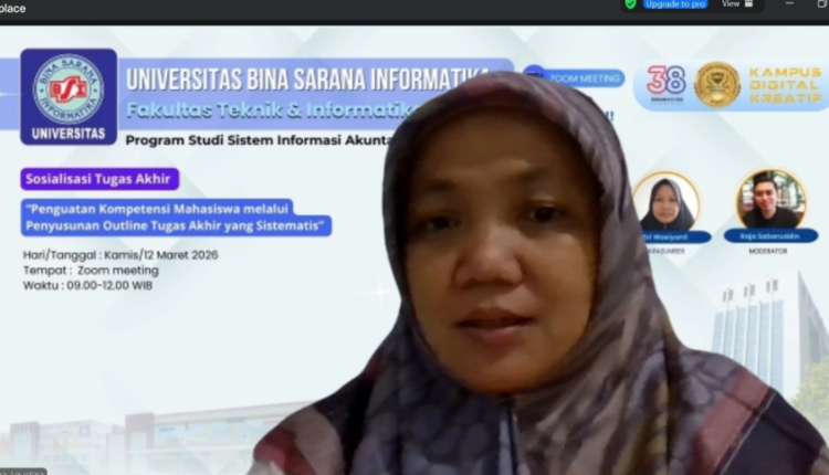 Dukung Kelancaran Tugas Akhir, UBSI Kampus Solo Gelar Sosialisasi bagi Mahasiswa Semester Akhir