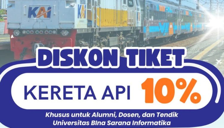 Naik Kereta Makin Hemat! UBSI Gandeng KAI Beri Diskon 10% hingga 2029