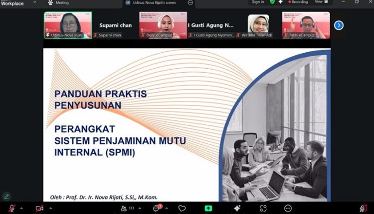 UBSI Perkuat SPMI Lewat Webinar Nasional