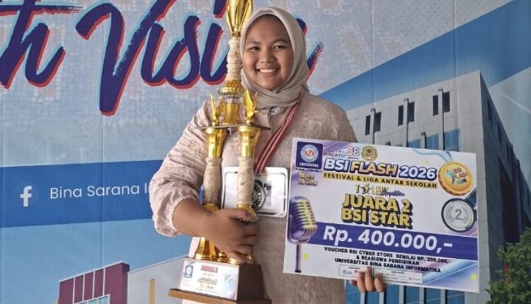 Dari Latihan di Depan Cermin ke Panggung Besar, Finalis Ini Sabet Juara 2 BSI Star 2026