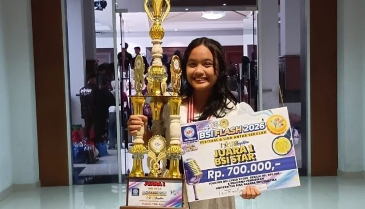Tampil Penuh Penghayatan, Sarah Sirait Sabet Juara 1 BSI Star 2026