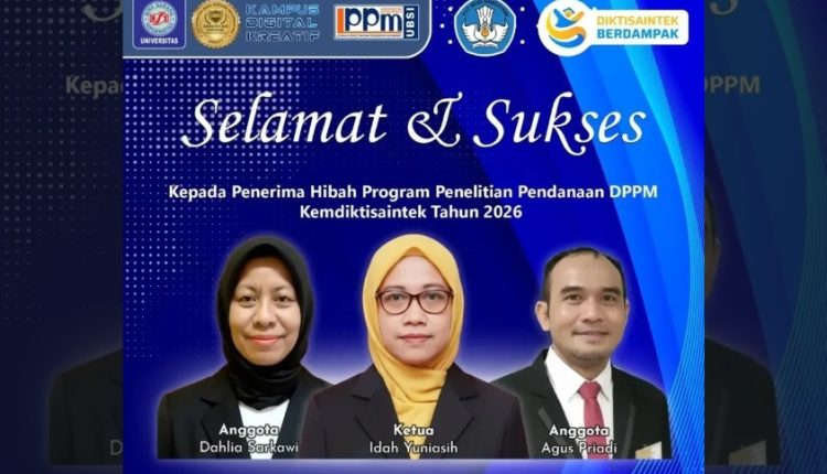 Dosen UBSI Raih Hibah Penelitian Nasional 2026, Angkat Isu Perilaku Pembelian Hijau Mahasiswa