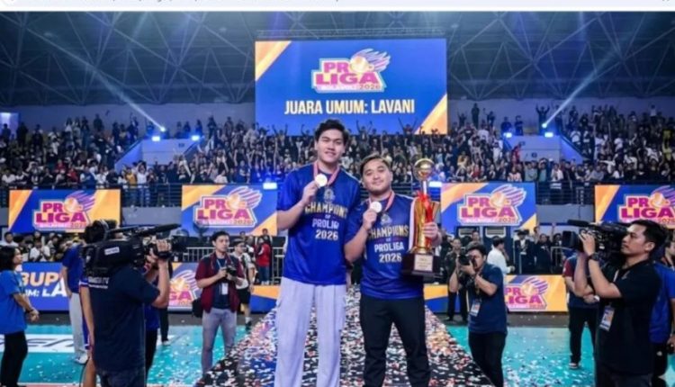 Mahasiswa UBSI Perkuat Lavani Raih Juara 1 Proliga 2026
