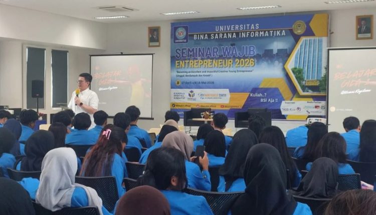 Universitas BSI Gelar Seminar Entrepreneur, Cetak Generasi Pengusaha Muda Kreatif dan Berdampak