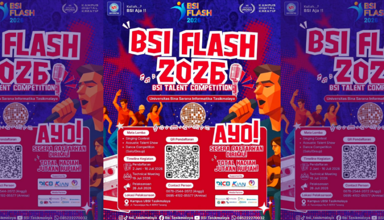 Ajang BSI Flash 2026 Siap Digelar, UBSI Kampus Tasikmalaya Cetak Generasi Muda Berbakat