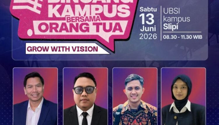 BKOT UBSI Slipi 2026 Hadirkan Workshop AI, Bekali Mahasiswa Baru Kuasai Konten Kreatif Era Digital